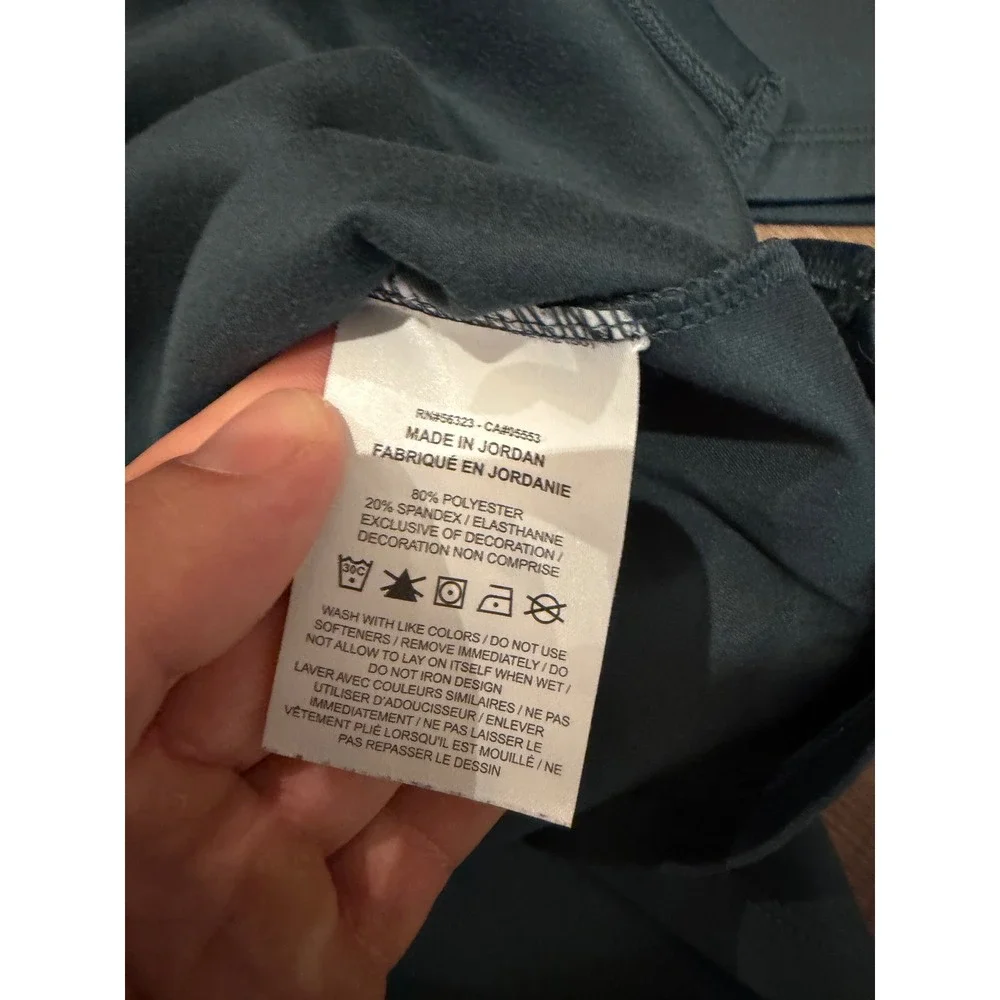 Nike Pullover Womens Large Teal Therma-FIT 1/4 Zip Training Top DD4945-328